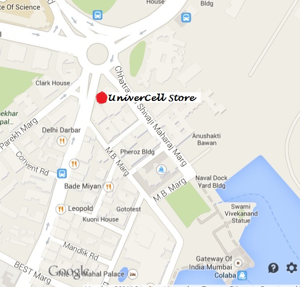 Location of Univercell Store, Colaba