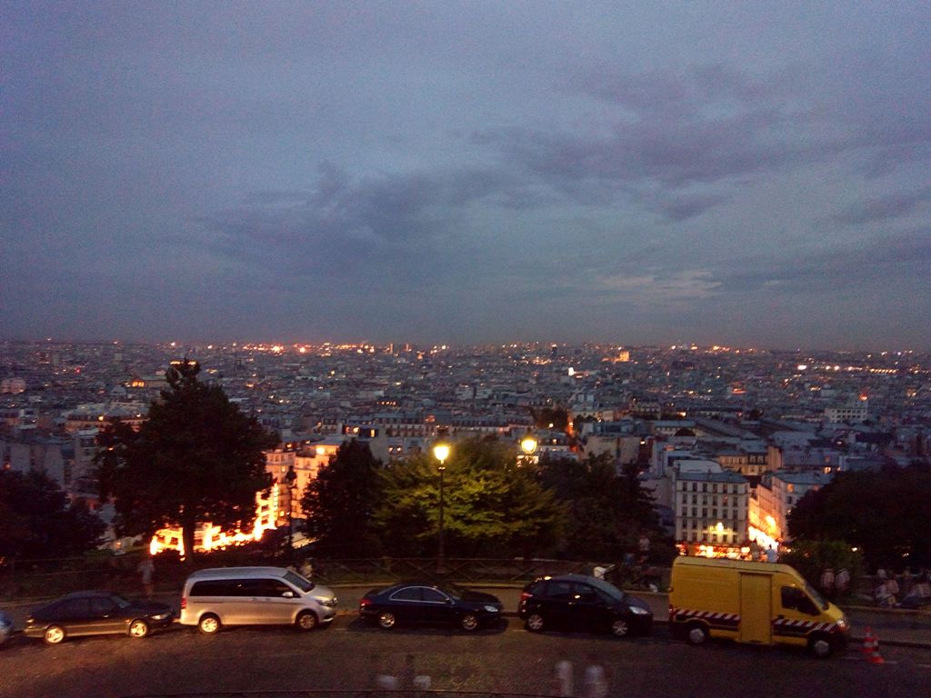 Paris by Night at Sacre Coeur