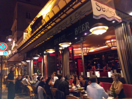Dining in Montmartre Paris