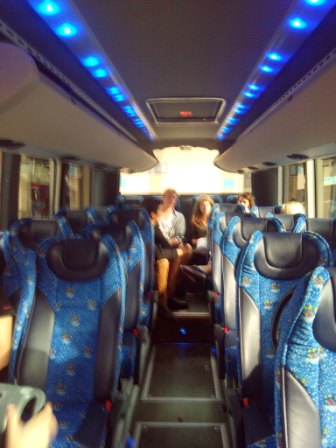Inside Eurolines Bus