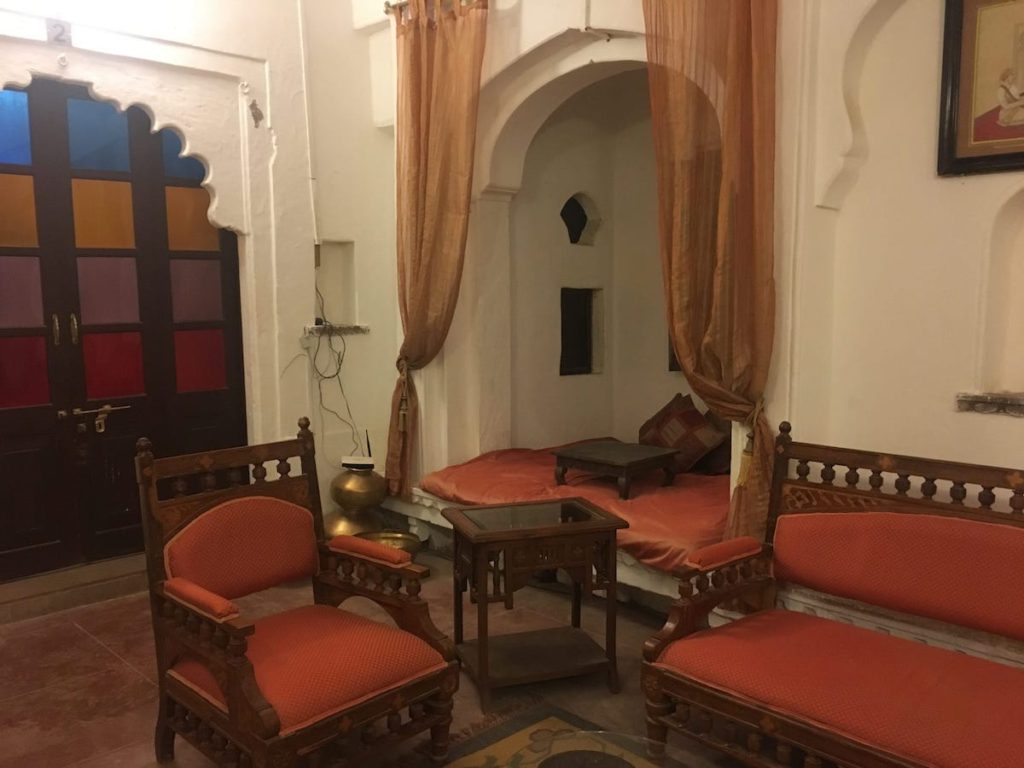 Lobby at Bhainsrorgarh, Best hotels in fort