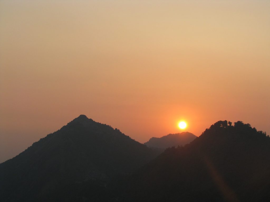 Mussoorie sunset